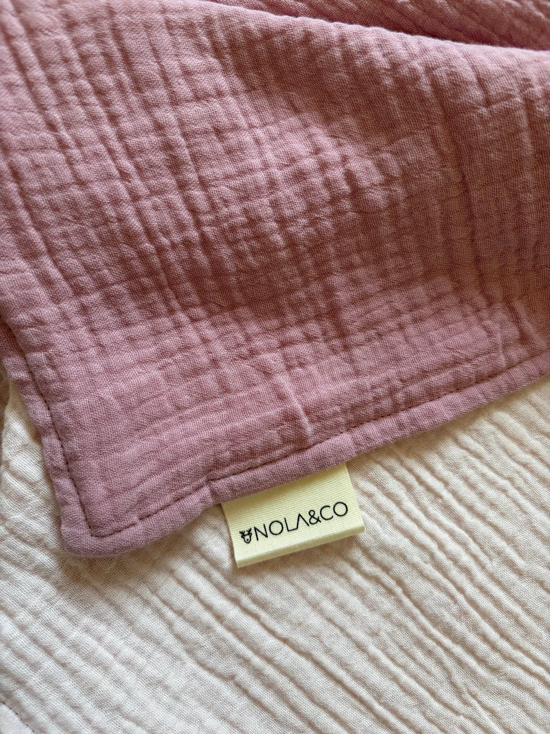 NOLA Cloud takaró – Pasztell rózsaszín & Dusty rózsaszín — 3