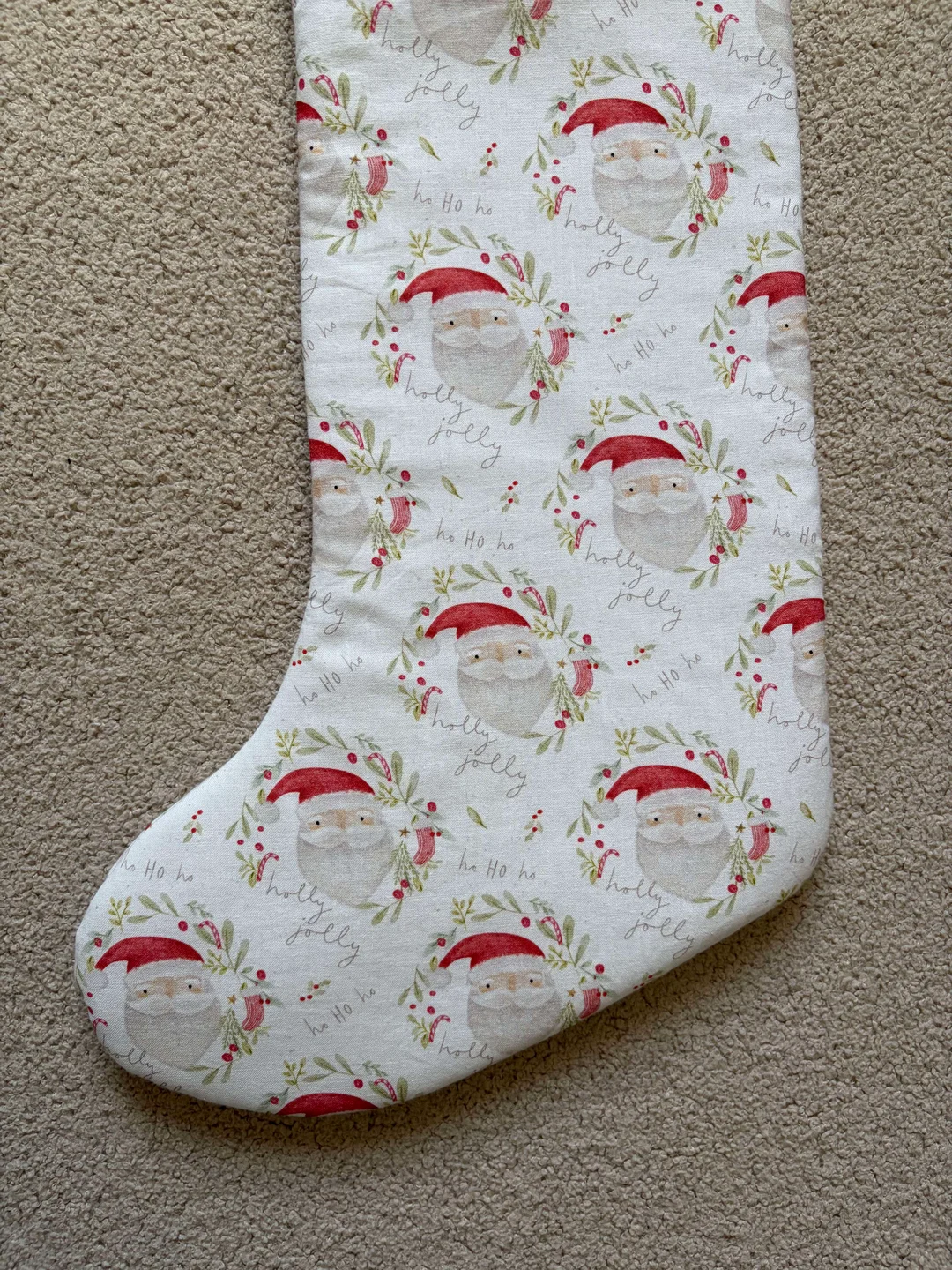 Mikulás csizma - Holly Jolly – Sherpa szegéllyel — 3